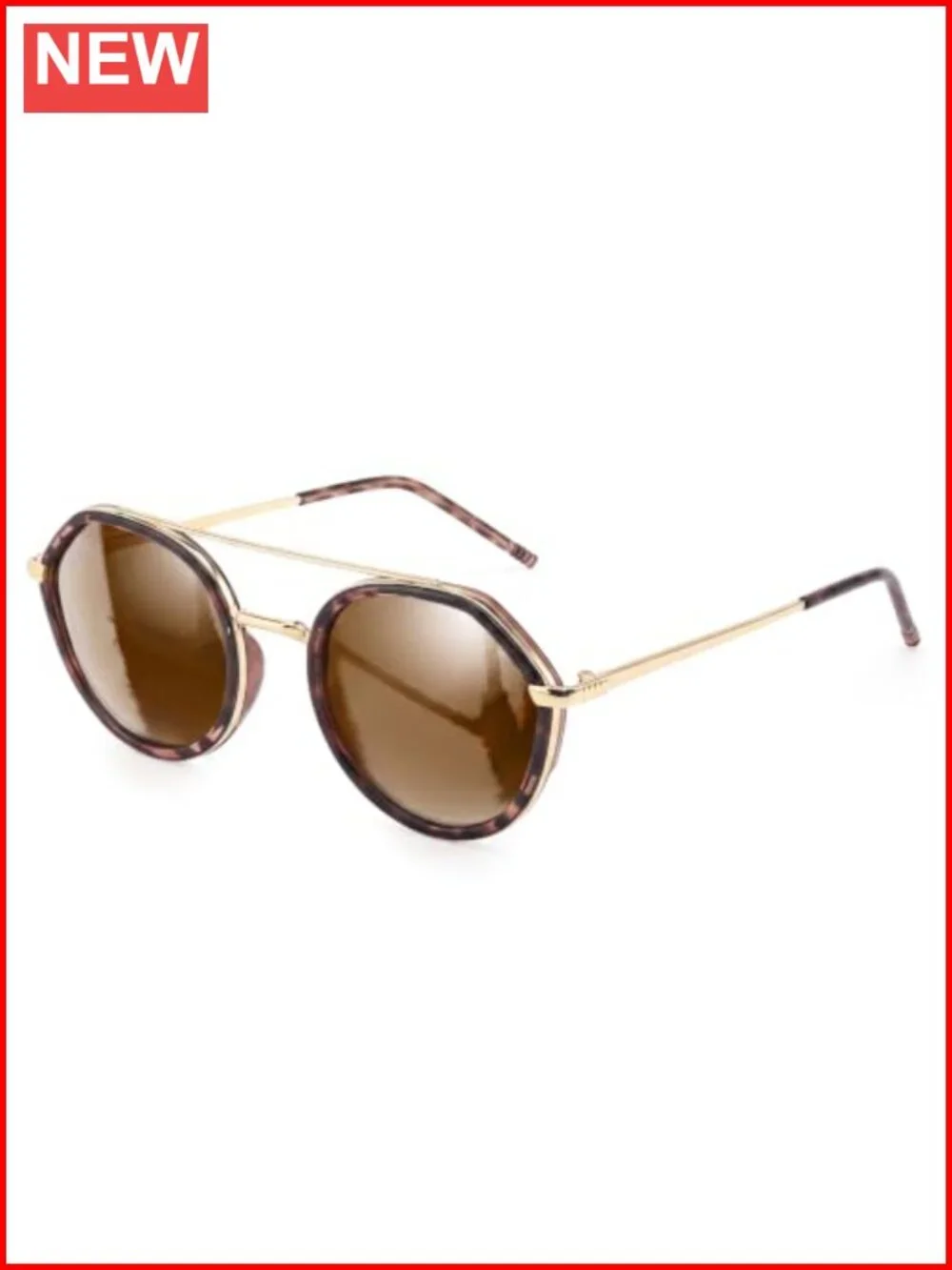 Trendy Oval Round Aviator Sunglasses UV400 Protection Anti-Tangle Hair Friendly